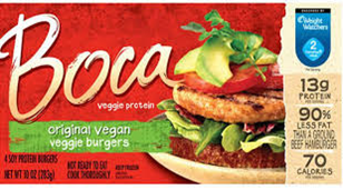 Boca Vegan Veggie Burgers