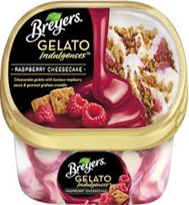 Breyers Raspberry Cheesecake Gelato