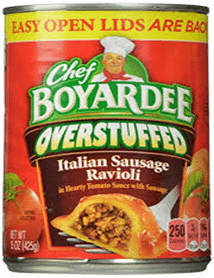 Chef Boyardee Overstuffed Italian Sausage Ravioli