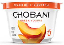 Chobani Peach Yogurt