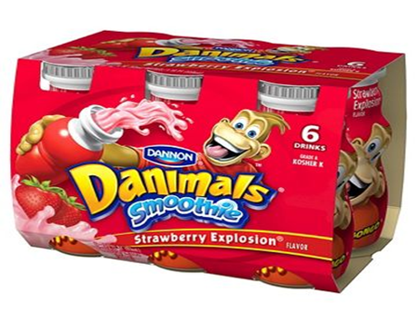 Danimals Strawberry Explosion Yogurt
