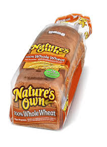 Natures Own 100% Whole Wheat Bread