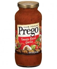Prego Tomatoe Basil Garlic Sauce
