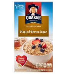 Quaker Maple & Brown Sugar Oatmeal